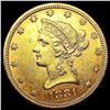 Image 1 : 1881 $10 Gold Eagle CLOSELY UNCIRCULATED