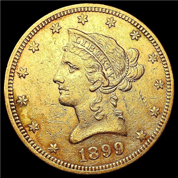 1899 $10 Gold Eagle CLOSELY UNCIRCULATED