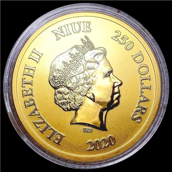 2020 Niue 1oz Gold $250 GEM PROOF