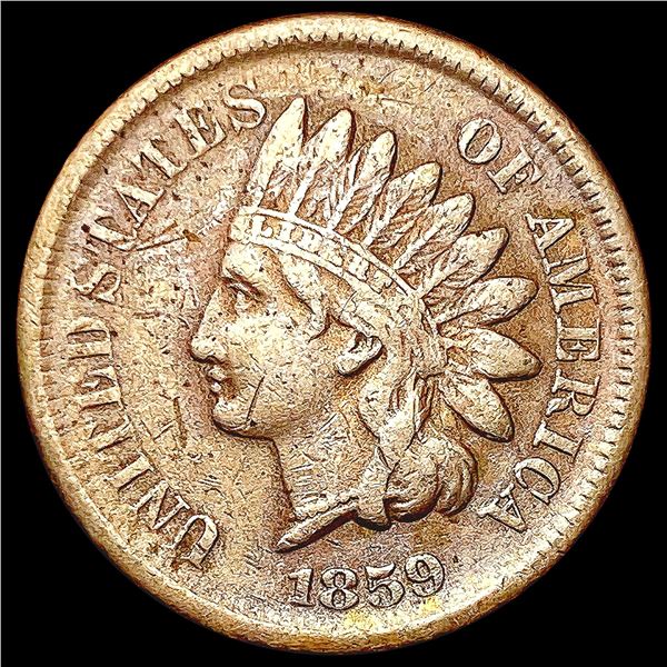 1859 Indian Head Cent CLOSELY UNCIRCULATED