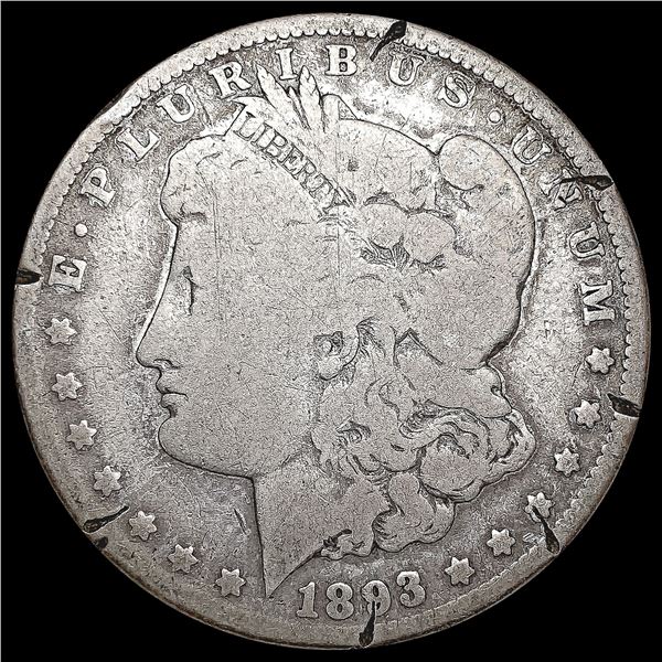 1893-CC Morgan Silver Dollar NICELY CIRCULATED