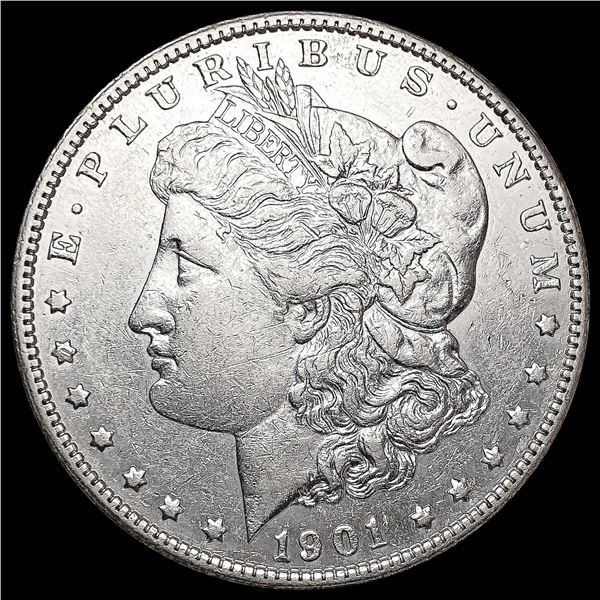 1901-O/S Morgan Silver Dollar CLOSELY UNCIRCULATED