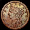 Image 1 : 1851 Braided Hair Half Cent CLOSELY UNCIRCULATED