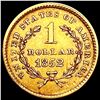 Image 2 : 1852 Rare Gold Dollar CLOSELY UNCIRCULATED