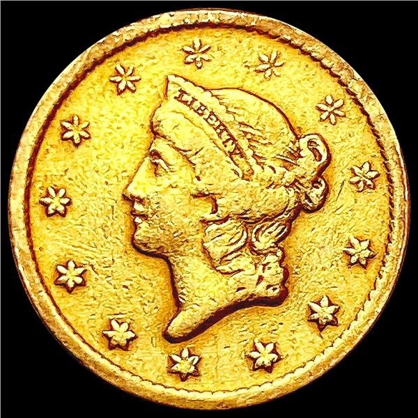 1849-O Rare Gold Dollar NEARLY UNCIRCULATED