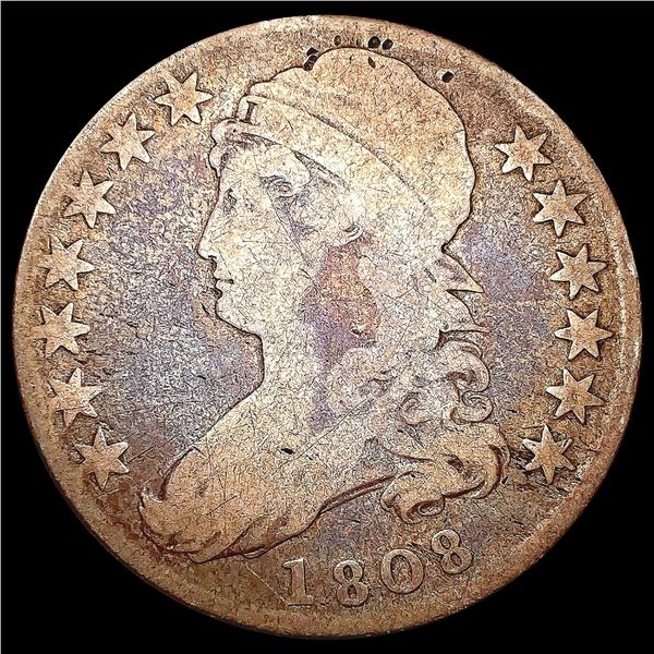 1808 Capped Bust Half Dollar NICELY CIRCULATED