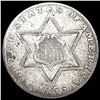 1856 Silver Three Cent NEARLY UNCIRCULATED