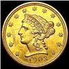 Image 1 : 1903 $2.50 Gold Quarter Eagle UNCIRCULATED