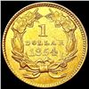 Image 2 : 1854 Rare Gold Dollar CLOSELY UNCIRCULATED