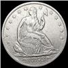 1853 Arws & Rays Seated Liberty Half Dollar CLOSEL