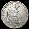 1854 Arws Seated Liberty Half Dollar NEARLY UNCIRC
