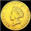 1855 Rare Gold Dollar LIGHTLY CIRCULATED