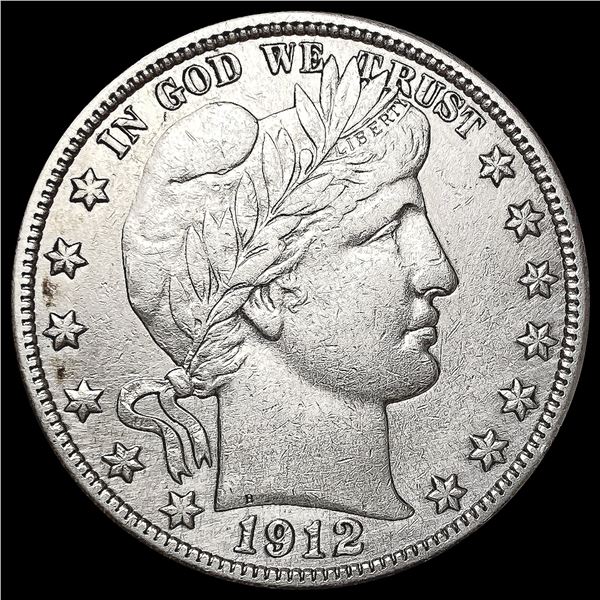 1912-D Barber Half Dollar CLOSELY UNCIRCULATED