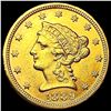 Image 1 : 1889 $2.50 Gold Quarter Eagle CLOSELY UNCIRCULATED