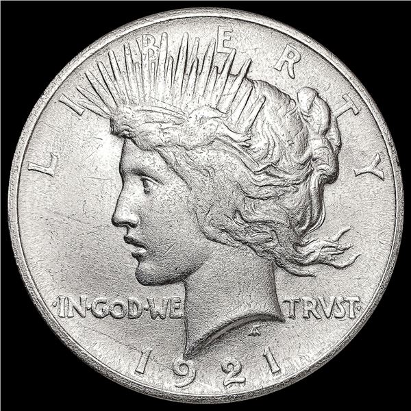 1921 Silver Peace Dollar NEARLY UNCIRCULATED