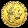1897 Austria .098oz Gold 10 Corona CLOSELY UNCIRCU