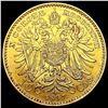 Image 2 : 1897 Austria .098oz Gold 10 Corona CLOSELY UNCIRCU