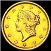 1851 Rare Gold Dollar CHOICE AU