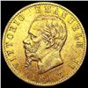 1863 Italy .1867oz Gold 20 Lire UNCIRCULATED