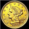 1898 $2.50 Gold Quarter Eagle NEARLY UNCIRCULATED