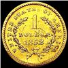 Image 2 : 1852 Rare Gold Dollar CLOSELY UNCIRCULATED