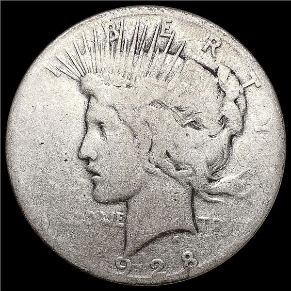 1928 Silver Peace Dollar NICELY CIRCULATED