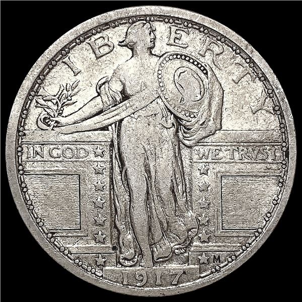 1917 Standing Liberty Quarter ABOUT UNCIRCULATED