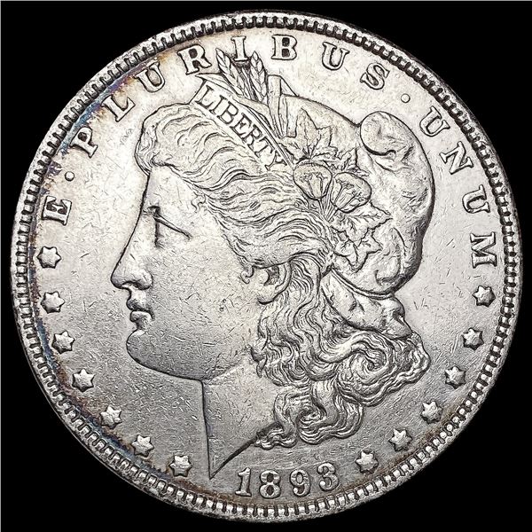 1893 Morgan Silver Dollar NEARLY UNCIRCULATED