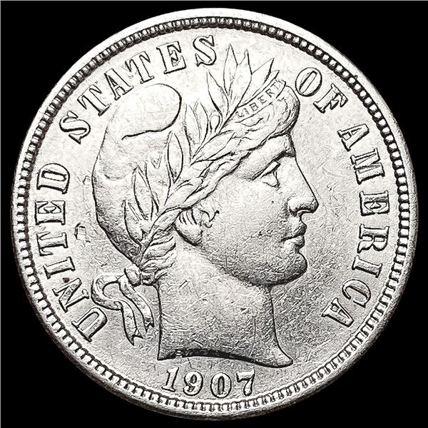 1907-S Barber Dime CLOSELY UNCIRCULATED
