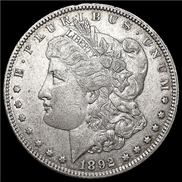 1892 Morgan Silver Dollar CLOSELY UNCIRCULATED
