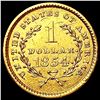 Image 2 : 1854 Rare Gold Dollar CLOSELY UNCIRCULATED