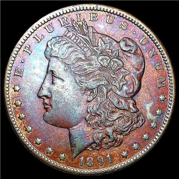 1891-CC Morgan Silver Dollar CLOSELY UNCIRCULATED