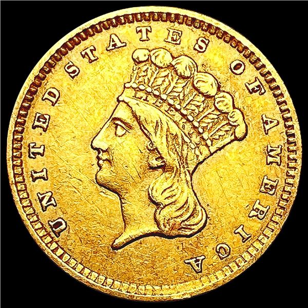 1857 Rare Gold Dollar CLOSELY UNCIRCULATED