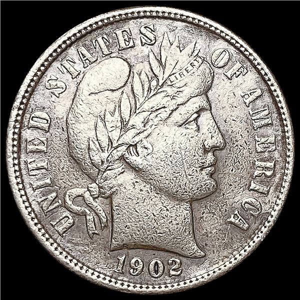 1902-S Barber Dime CLOSELY UNCIRCULATED
