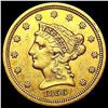 Image 1 : 1856 $2.50 Gold Quarter Eagle CLOSELY UNCIRCULATED
