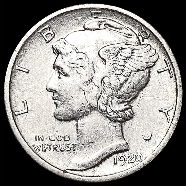 1920-D Mercury Dime CLOSELY UNCIRCULATED