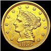 Image 1 : 1855 $2.50 Gold Quarter Eagle CLOSELY UNCIRCULATED