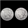 [2] Peace Silver Dollars [1934, 1935-S] CLOSELY UN