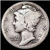 Image 1 : 1916-D Mercury Dime NICELY CIRCULATED