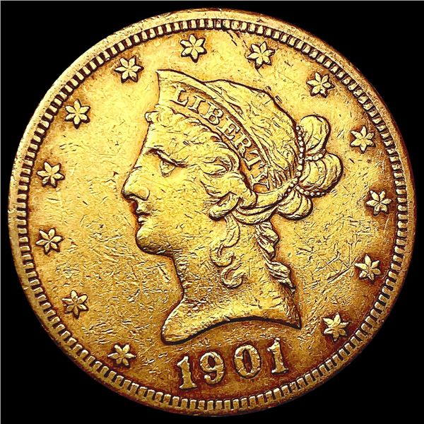 1901-S $10 Gold Eagle CLOSELY UNCIRCULATED