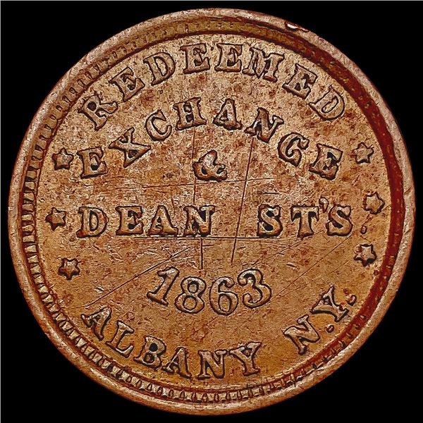 1863 Civil War Coin CLOSELY UNCIRCULATED