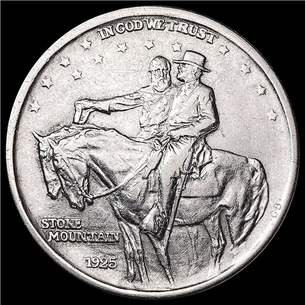 1925 Stone Mountain Half Dollar NEARLY UNCIRCULATE