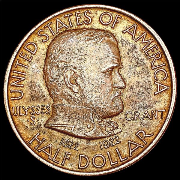 1922 Grant Half Dollar CLOSELY UNCIRCULATED