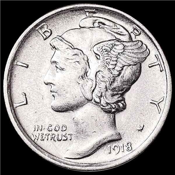 1918-D Mercury Dime UNCIRCULATED