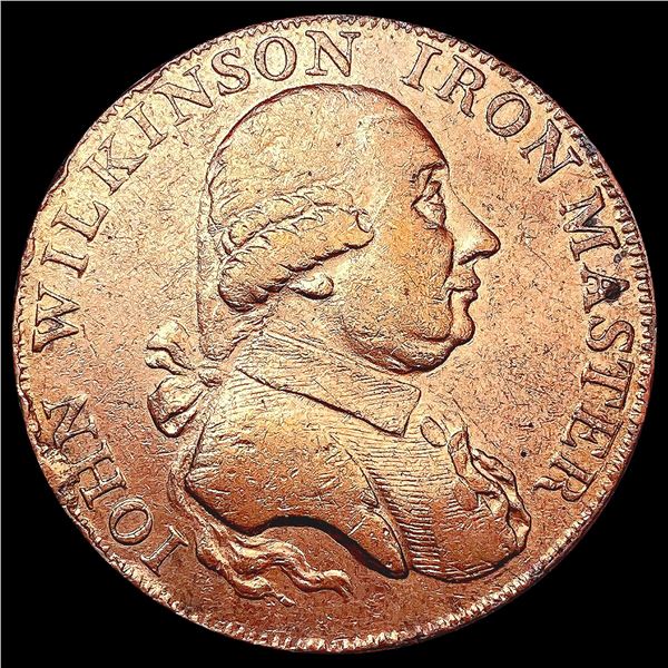 1790 Condor Iron Masters Colonial Halfpenny CLOSEL