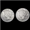 [2] Peace Silver Dollars [1925-S, 1927-D] CLOSELY