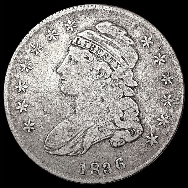 1836 Capped Bust Half Dollar NICELY CIRCULATED