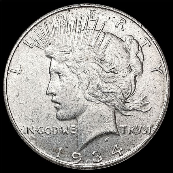 1934-D Silver Peace Dollar CLOSELY UNCIRCULATED