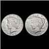 [2] 1925-S Peace Silver Dollars CLOSELY UNCIRCULAT