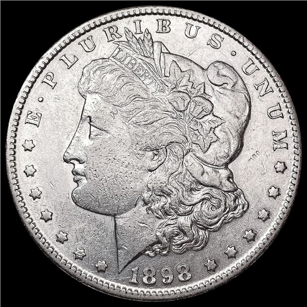 1898-S Morgan Silver Dollar NEARLY UNCIRCULATED